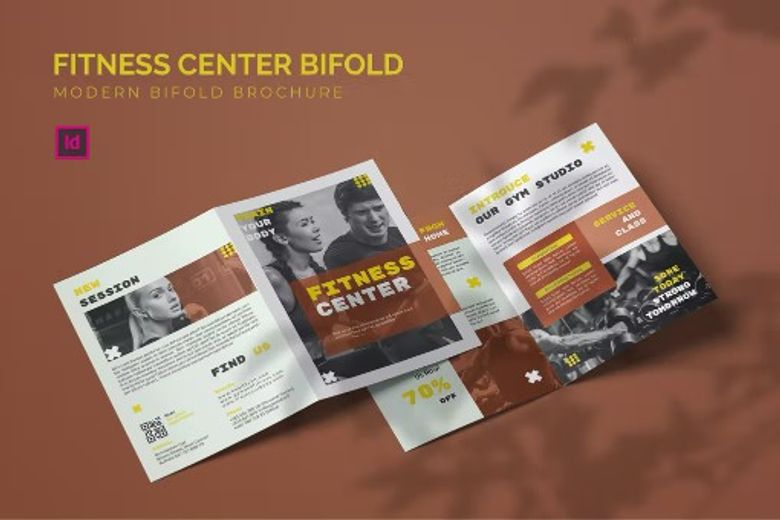 Fitness Center - Bifold Brochure free download 