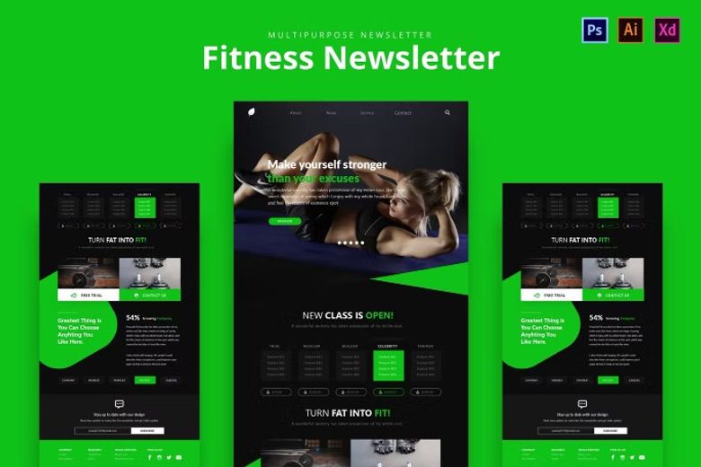 Fitness Newsletter free download 