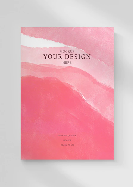 Free PSD | Book cover psd mockup with vintage illustration, remixed from ar