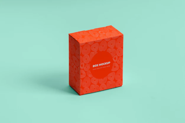 Free PSD | Box packaging mockup isolated