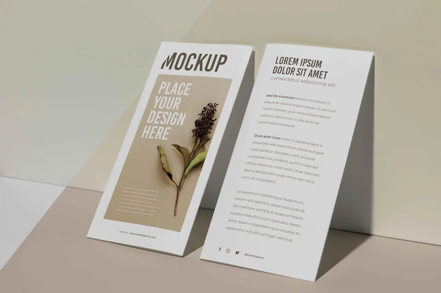 Free PSD | Brochure studio design mockup