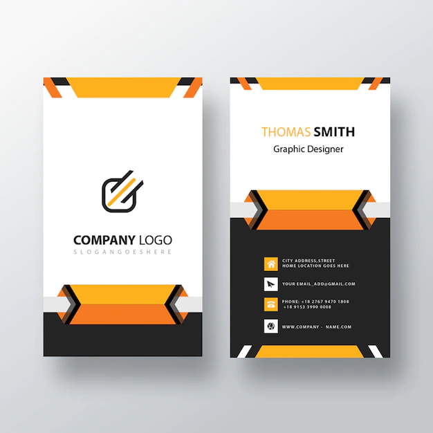 Free PSD | Creative vertical business card