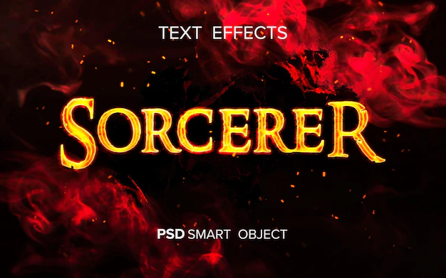 Free PSD | Fire inspired text effect
