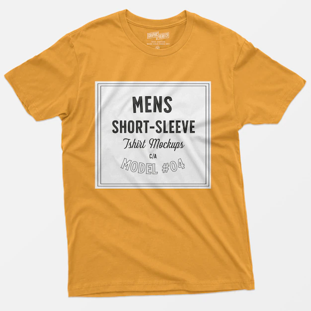 Free PSD | Mens short sleeve t-shirt mockups 04