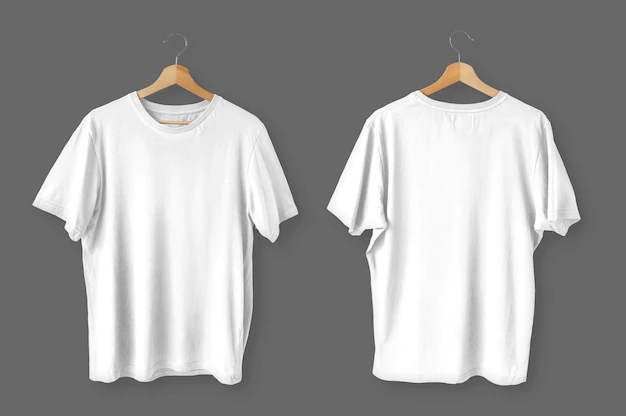 Free Photo | Set of isolated white t-shirts