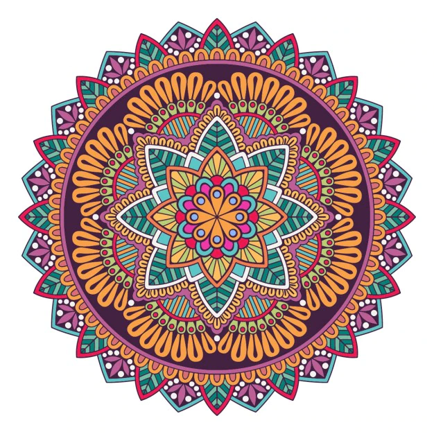 Free Vector | A colorful mandala