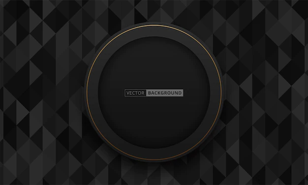Free Vector | Abstract 3d background with black paper layers