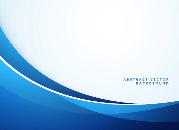 Free Vector | Abstract blue wavy business style background