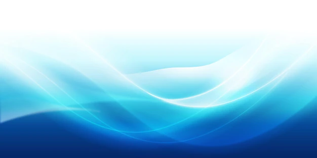 Free Vector | Abstract blue wavy with blurred light curved lines background