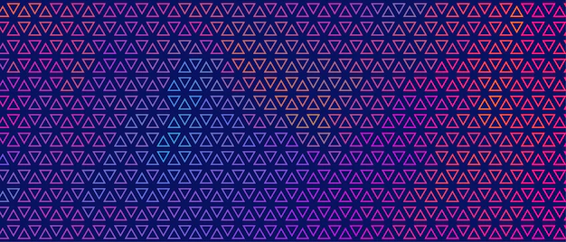 Free Vector | Abstract colorful small triangle pattern banner design