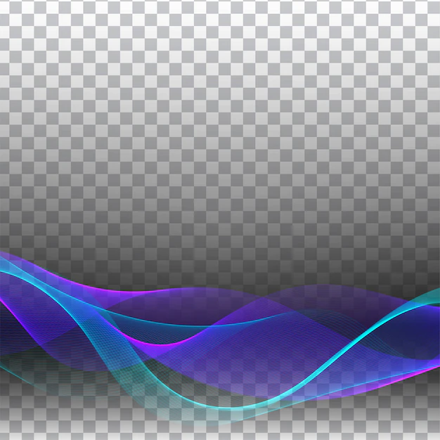 Free Vector | Abstract colorful wave transparent stylish