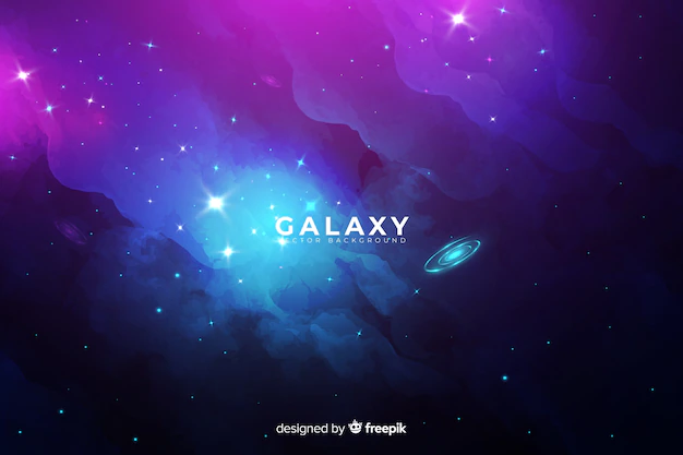 Free Vector | Abstract galaxy background