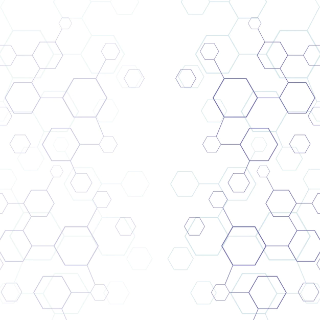 Free Vector | Abstract line hexagon geometric texture