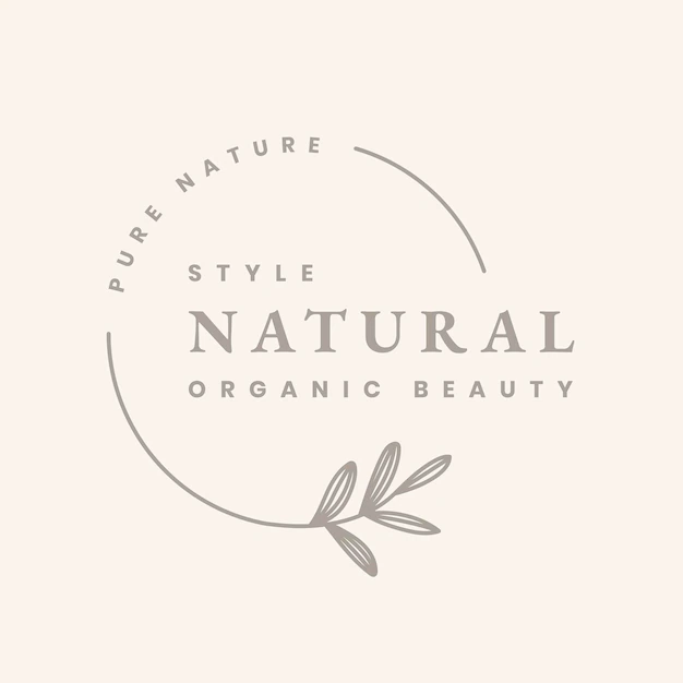 Free Vector | Aesthetic logo template business badge, natural branding design vector