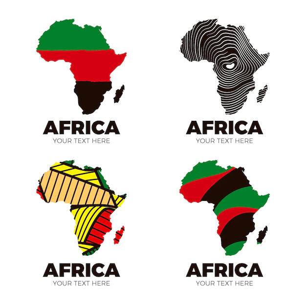 Free Vector | Africa map logo template