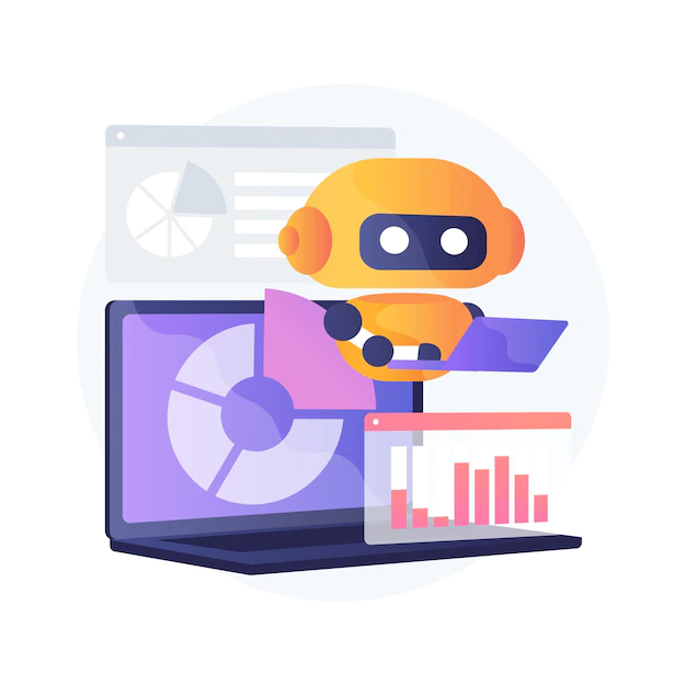 Free Vector | Ai-powered marketing tools abstract concept illustration