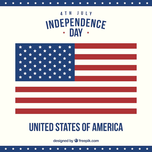 Free Vector | American flag with grunge style