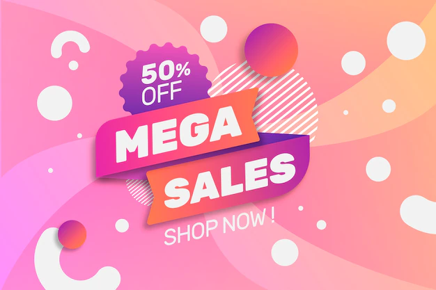 Free Vector | Asbtract colorful sales background