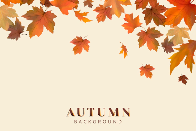 Free Vector | Autumn leaves background