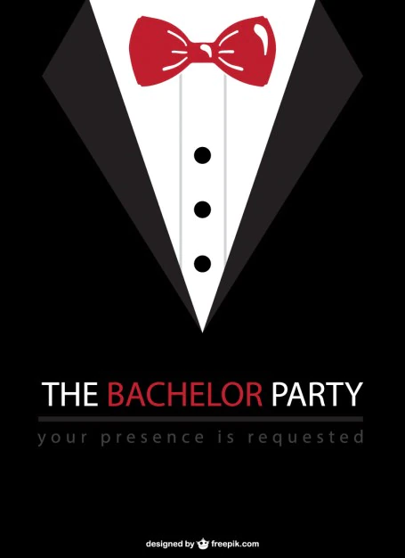 Free Vector | Bachelor party vector