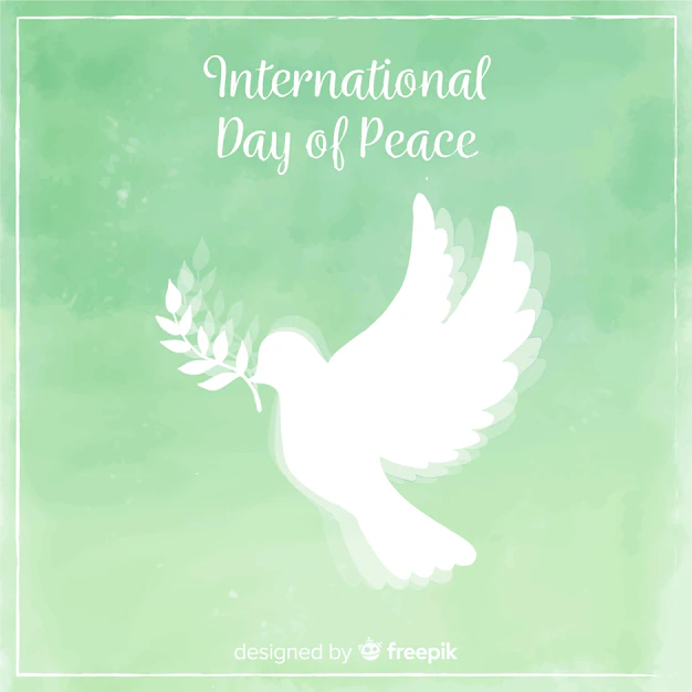 Free Vector | Beautiful peace day background
