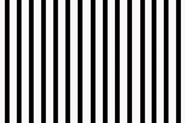 Free Vector | Black striped background, simple pattern in white vector