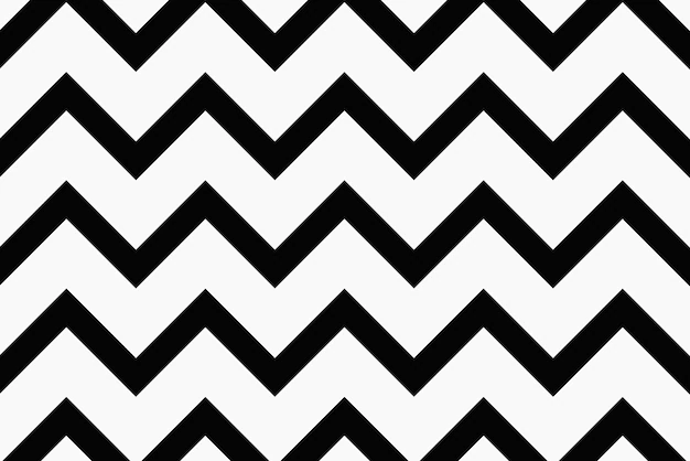 Free Vector | Black zigzag background, simple pattern design vector