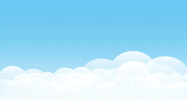 Free Vector | Blue sky and clouds