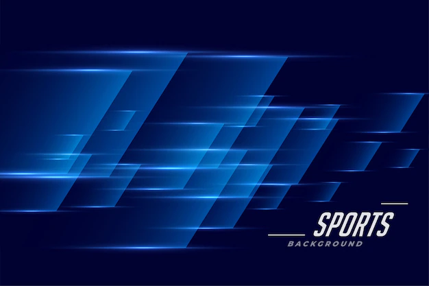 Free Vector | Blue sports background in speed effect style
