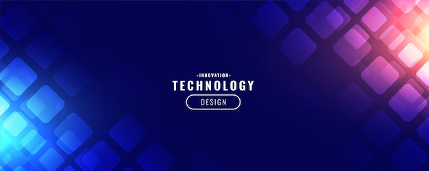 Free Vector | Blue technology digital banner design