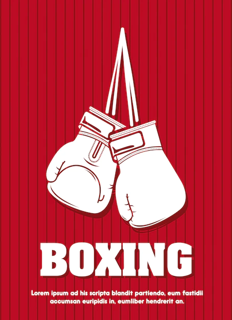 Free Vector | Boxing poster template graphic design
