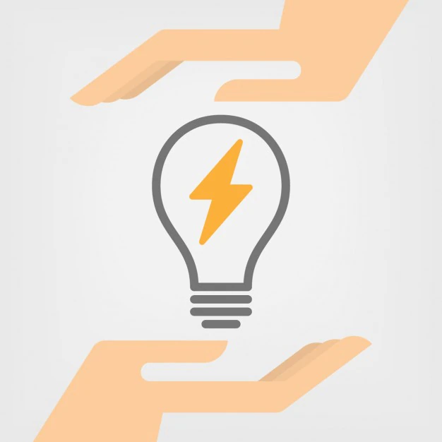 Free Vector | Bulb with battery sign