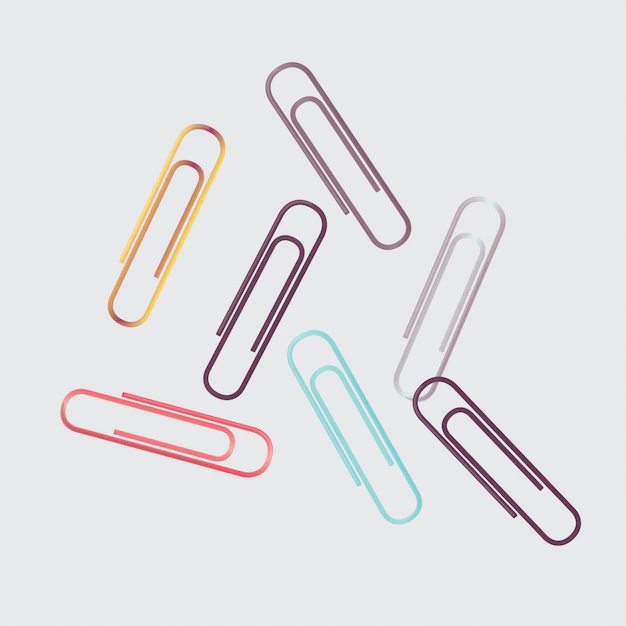 Free Vector | Colored clips