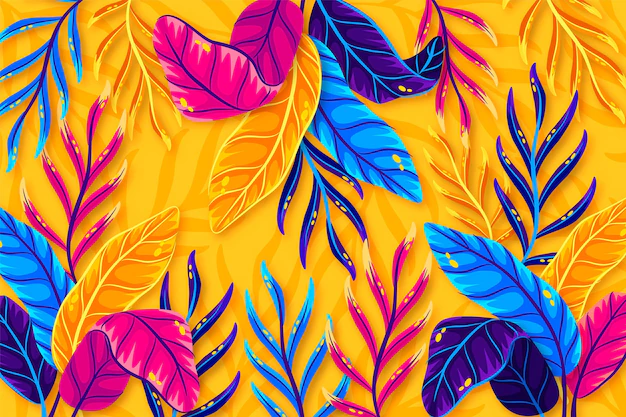 Free Vector | Colorful summer background for zoom