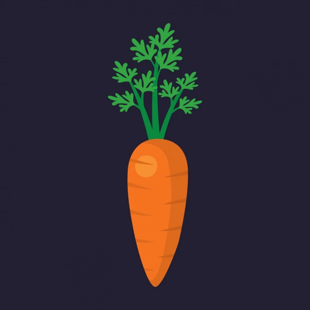 Free Vector | Coloured carrot design
