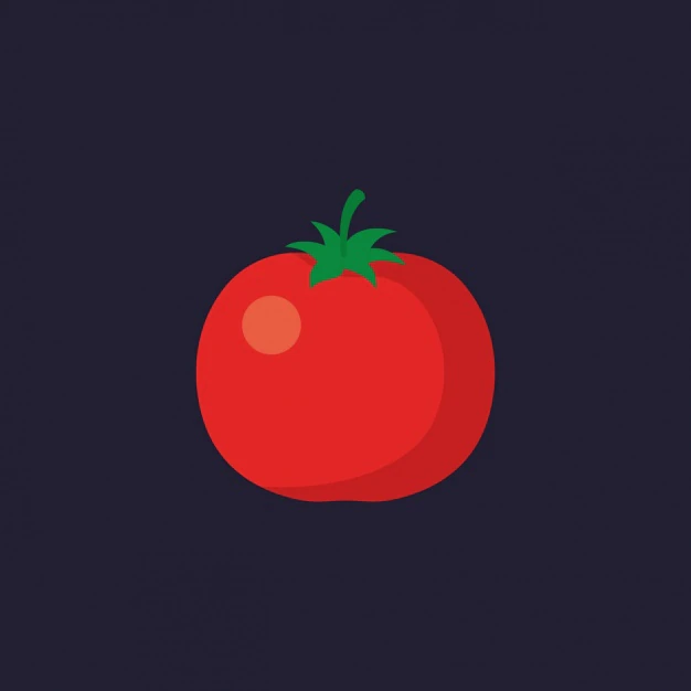 Free Vector | Coloured tomato design
