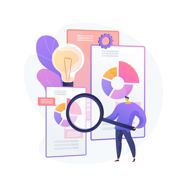 Free Vector | Competitive intelligence abstract concept vector illustration. business intelligence, information analysis, market research strategy, analytics software, competitive environment abstract metaphor.