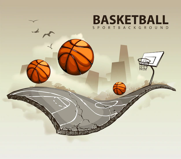 Free Vector | Creative basketball design