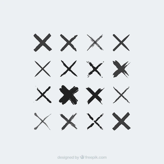 Free Vector | Cross icons collection