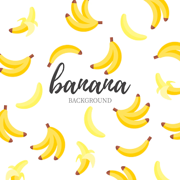 Free Vector | Cute banana background