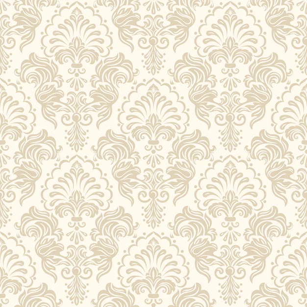Free Vector | Damask seamless pattern background