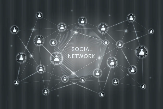 Free Vector | Decentralized social network