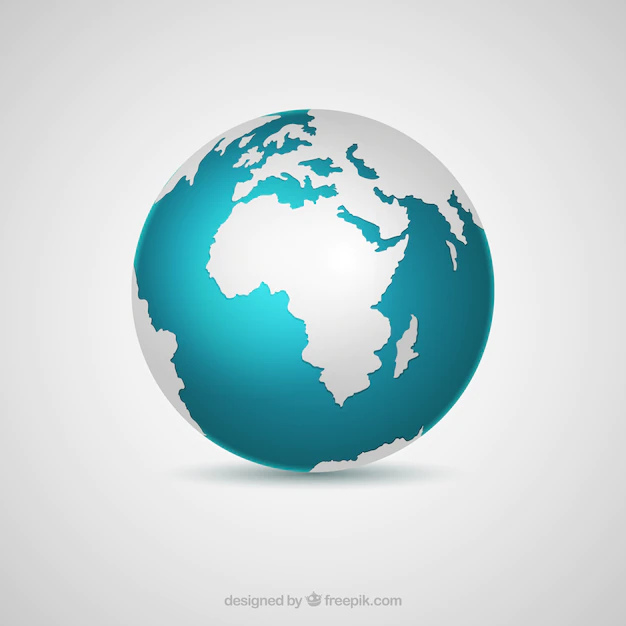 Free Vector | Decorative earth globe in realistic design
