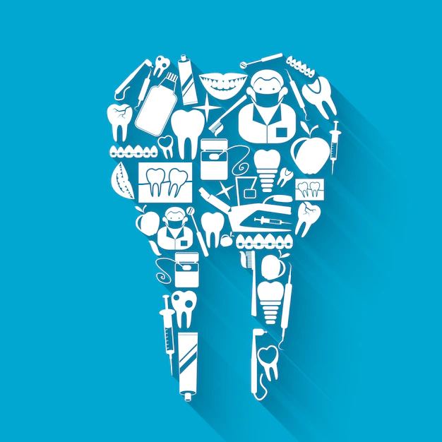 Free Vector | Dental care background design