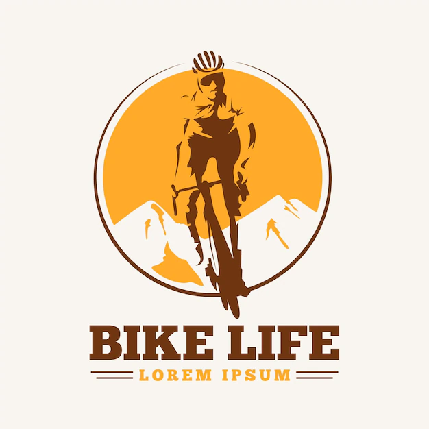 Free Vector | Detailed bike logo template