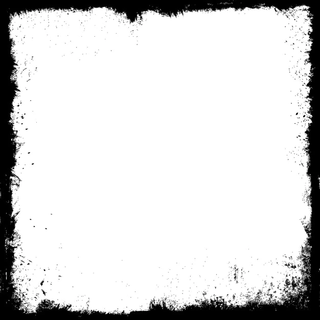 Free Vector | Detailed grunge frame in black and white