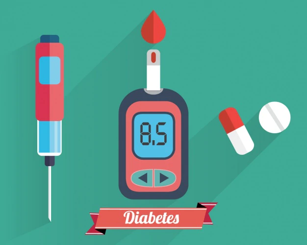 Free Vector | Diabetes elements collection