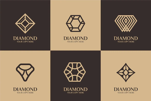 Free Vector | Diamond logo template style