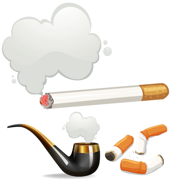 Free Vector | Different types of cigarette