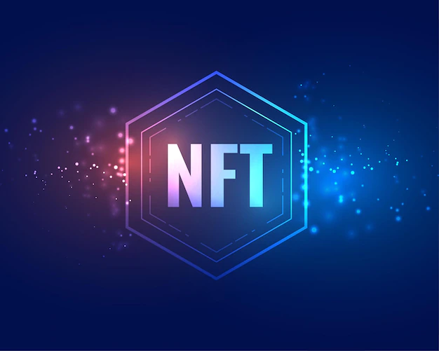 Free Vector | Digital nonfungible token concept background